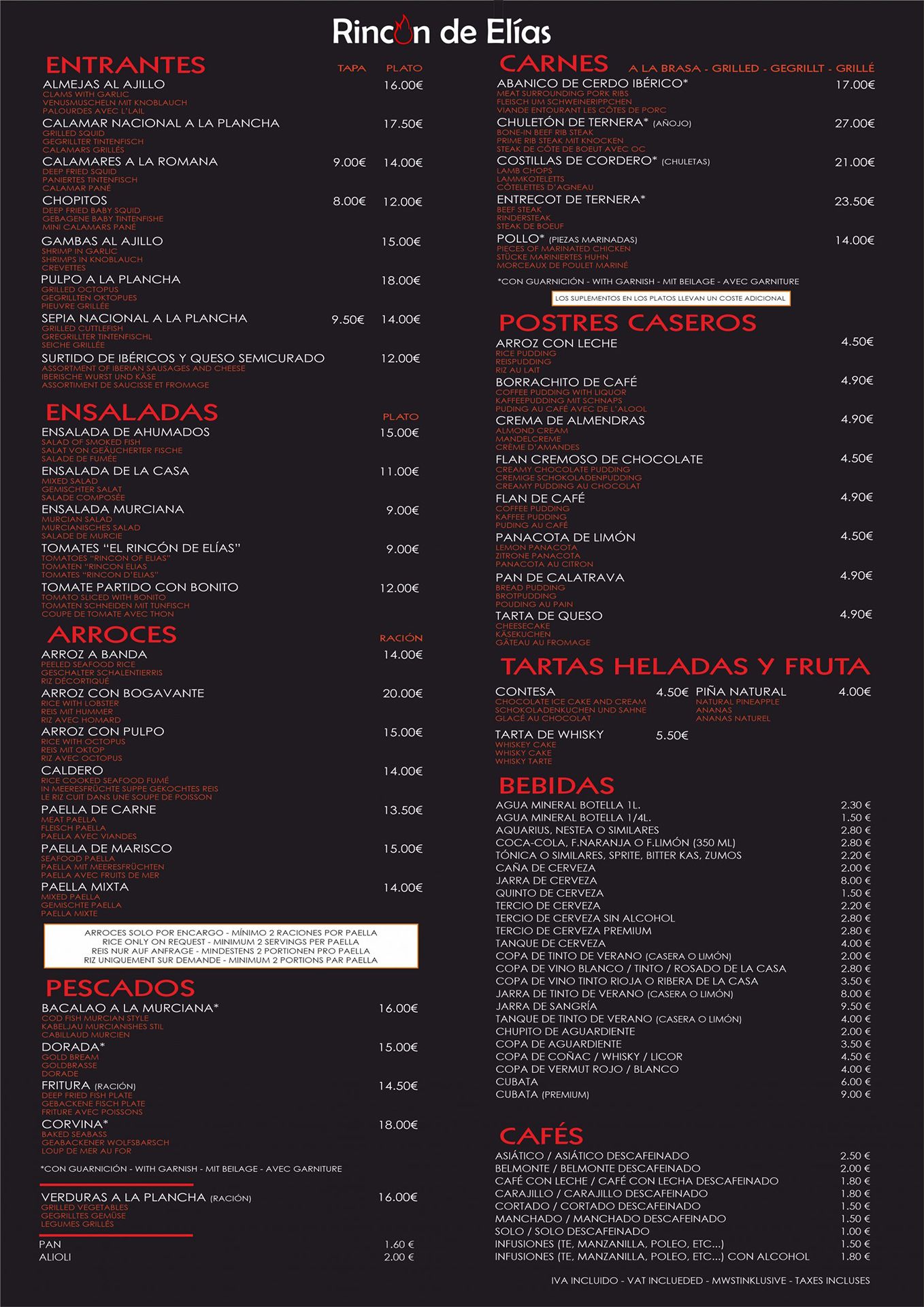 Carta de  en Totana